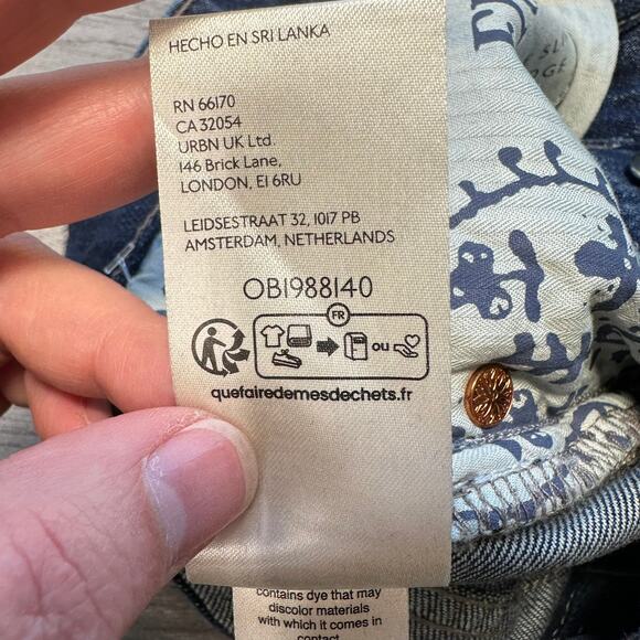 We the Free People Slim Shade Selvedge Jeans 26 - Picture 11 of 16